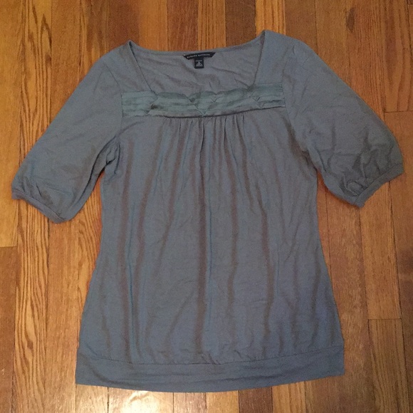 Banana Republic Women’s gray top blouse M - Picture 1 of 3